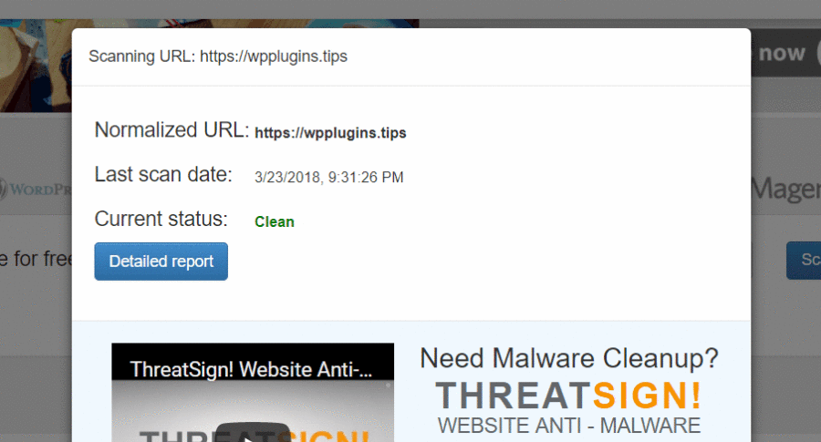 Quttera Malware Scan