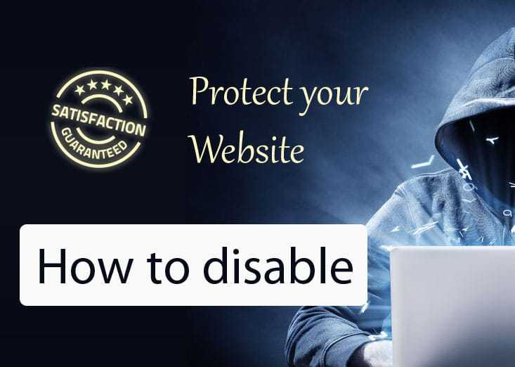 disable hide my wp